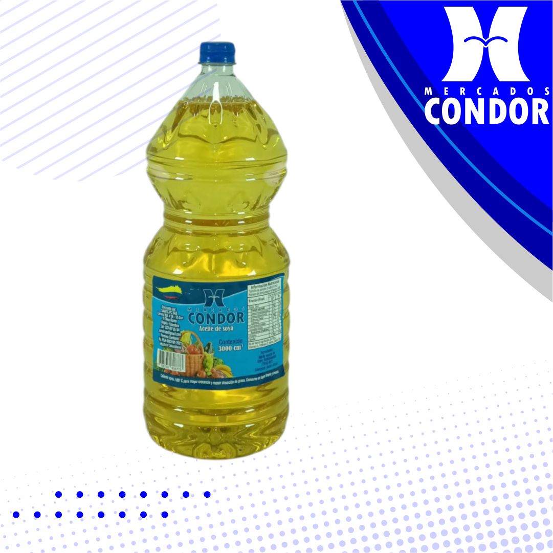 ACEITE DE SOYA CONDOR 3000 ML