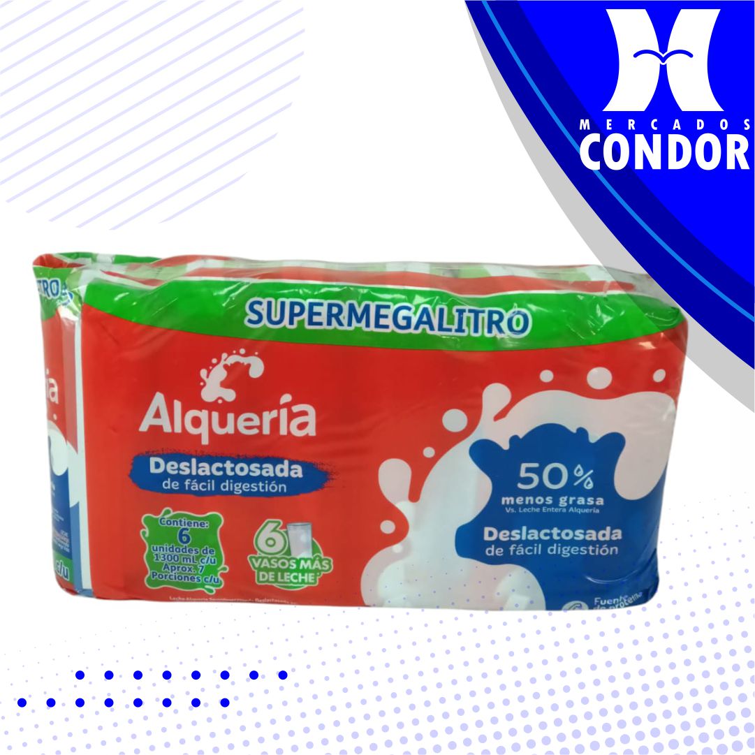 LECHE ALQUERIA DESLACTOSADA 1300